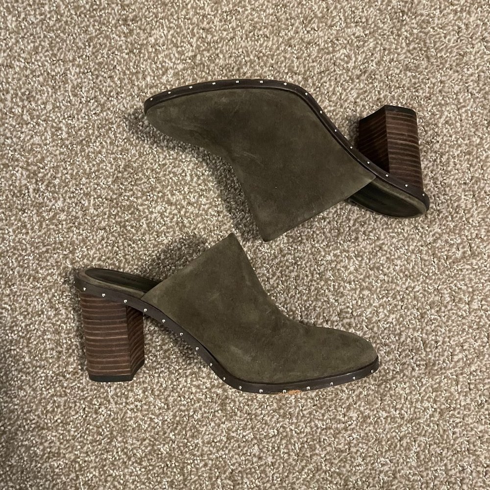 Suede Rebecca Minkoff Mules - Slightly Worn